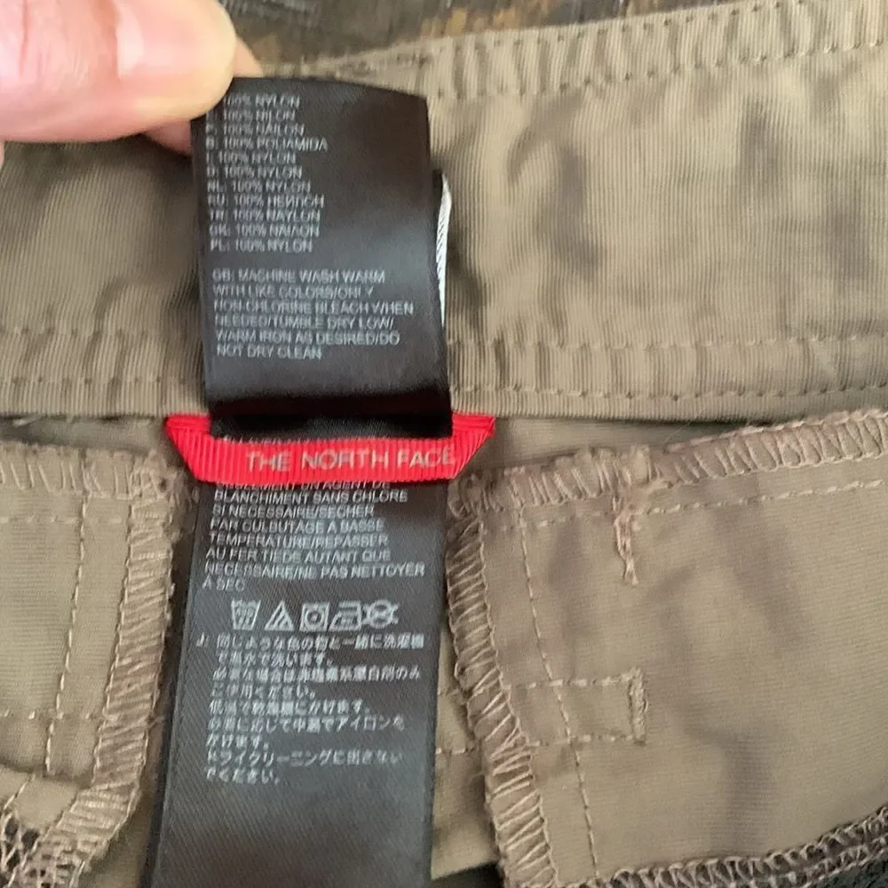 The‎ North Face convertible pants light brown/dark tan size 14